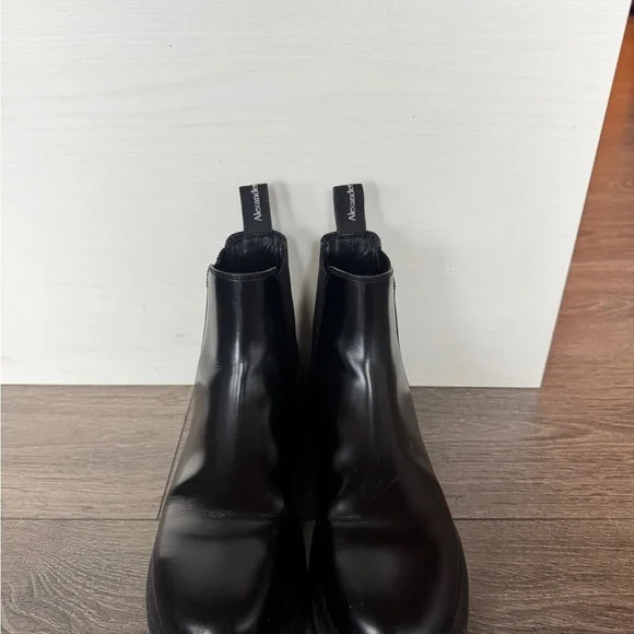 Alexander McQueen Black Hybrid Chelsea Boots